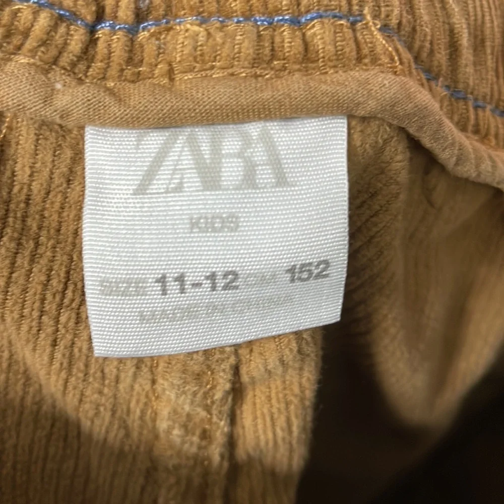 Zara kids large pocket corduroy pants